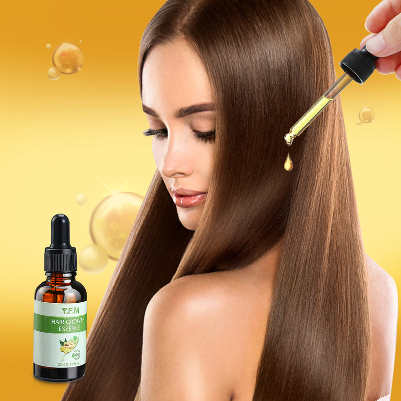 Y.F.M Ginger Hair Growth Essence, Hair Loss Prevention Treatment, Stimulate Hair Follicles, Strengthens Hair Roots