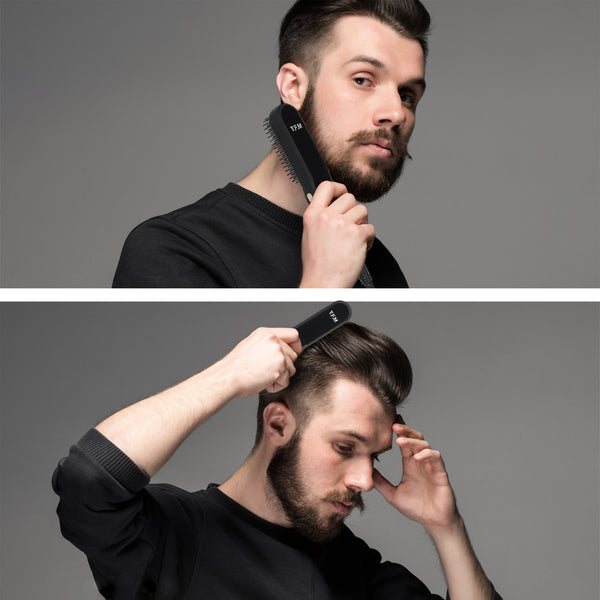 Y.F.M Heated Beard Straightening Comb, Volumizing Hair Straightener for Men