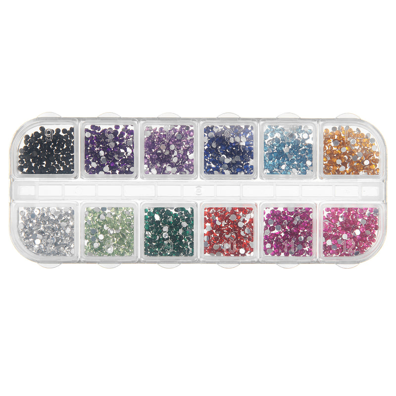 Skymore Poly Extension Nail Gel, 8 Colors (Blue Version) Poly Nail Gel Kit w/ 12 Kinds Rhinestones For Nail Art