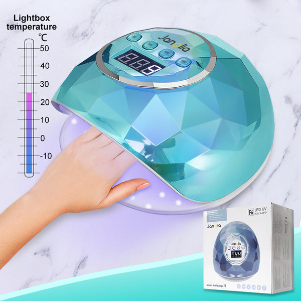 86W grüne UV-Nagellampe, UV-LED-Nagelrockner 86W W / 4-Timer-Einstellung für Gelnagellack